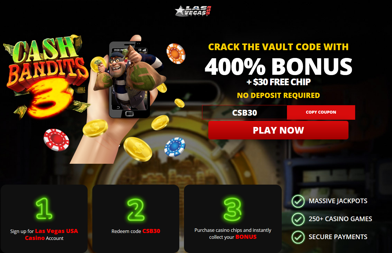 Las Vegas USA Casino Review - GET 10,000 WELCOME BONUS + $20 FREE CHIP